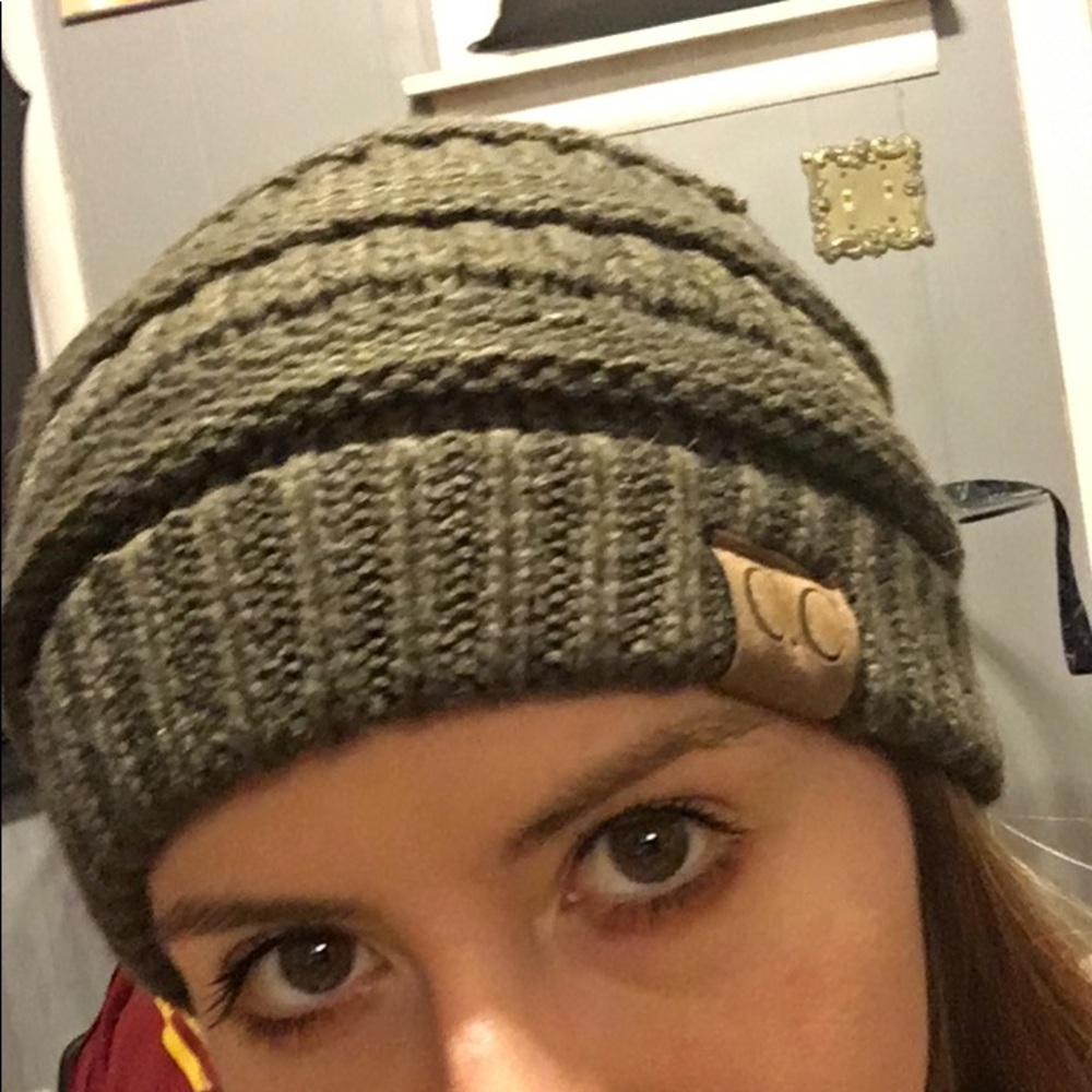 C.C. brand knit beanie